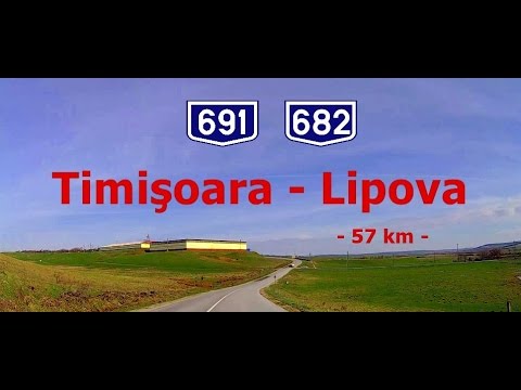 DJ 691 + DJ 682:  Timişoara - Lipova. (2x - Real sound)