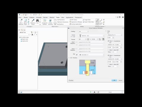 PTC Creo Intelligent Fastener Extension (Lite)