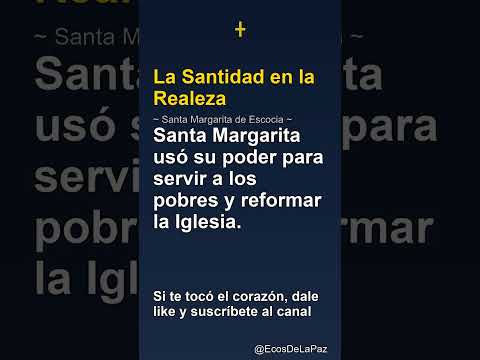 La Santidad en la Realeza — Santa Margarita usó su poder para servir a los pobre | #Shorts