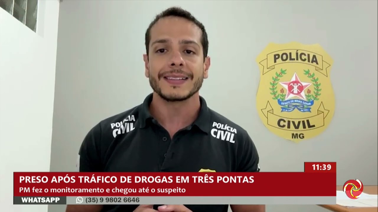 Homem é preso por tráfico de drogas em Três Pontas