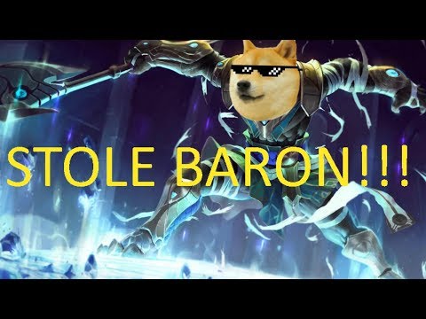 TWO TOP?! STOLE BARON FROM ENEMY TEAM?!? NASUS TOP GAMEPLAY!!! - LEAGUE OF LEGENDS