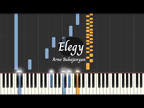 Elegy - Arno Babajanyan || Piano Tutorial