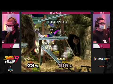CG | Medz (Fox) vs JCAM (Sheik) - Smash Factor 9 Melee Singles Winners Top 24