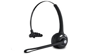 Bluetooth Headset - 4x Noise Canceling - Tutorial and Review