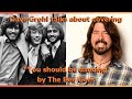 Dave Grohl talk about covering “You should be dancing” by The Bee Gees