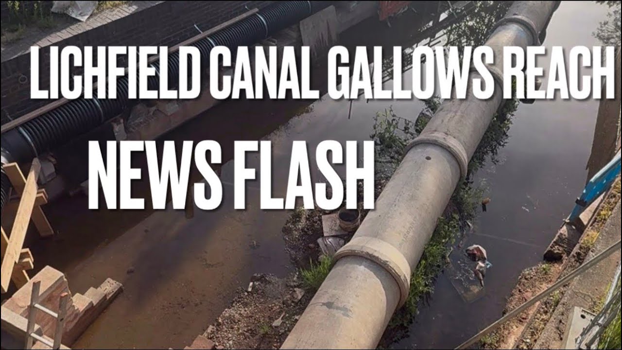 Gallows Wharf A Lichfield Canal News Flash #canal #construction #restoration 