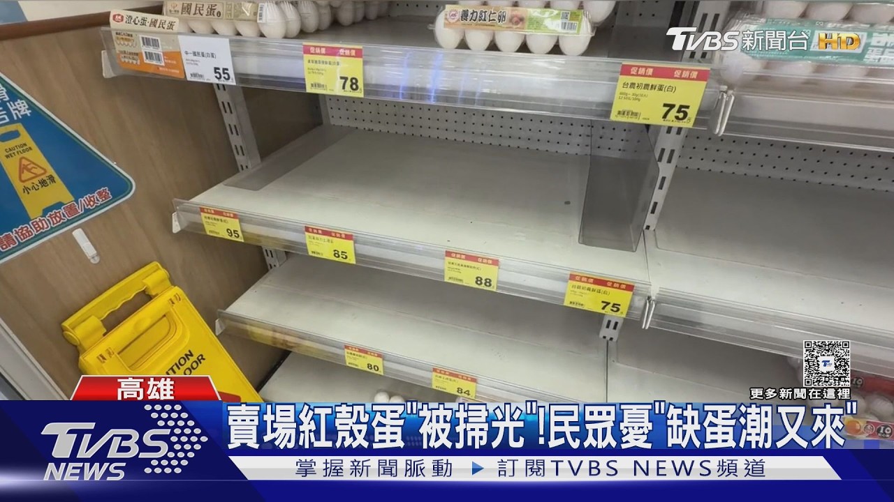 影音/跑遍賣場買嘸紅殼蛋 缺蛋潮再現?一箱蛋價飆破千元