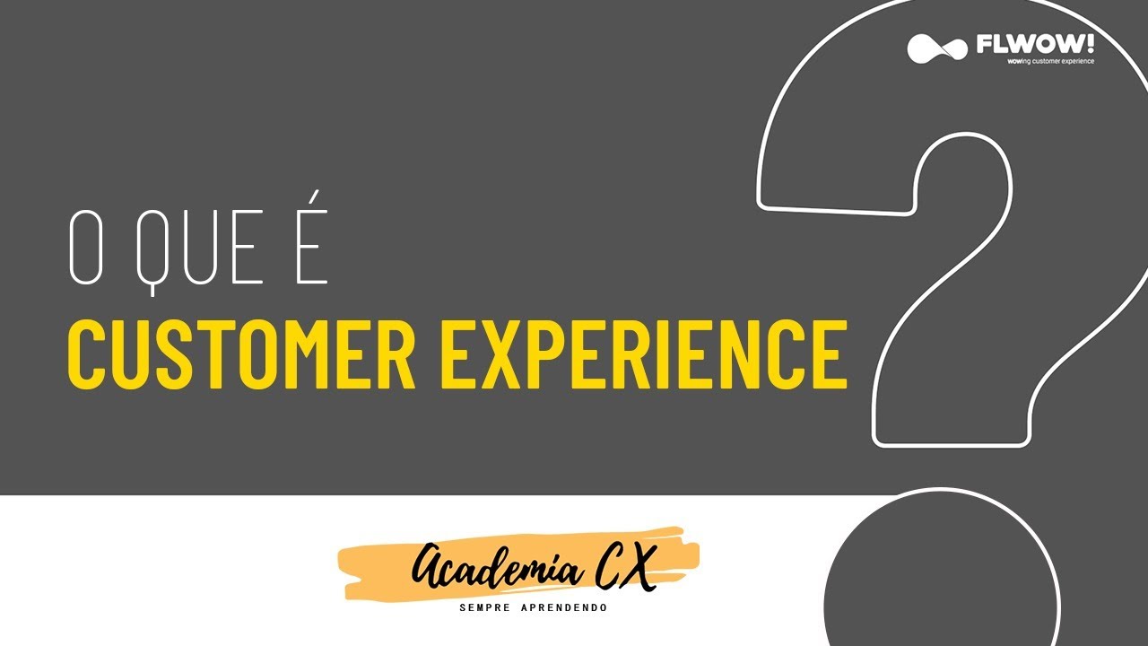 O QUE É CUSTOMER EXPERIENCE ?