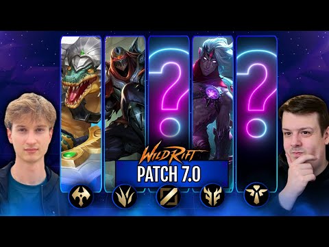 Wild Rift: BEST CHAMPIONS on Patch 7.0 Predictions with @iTzSTU4RT