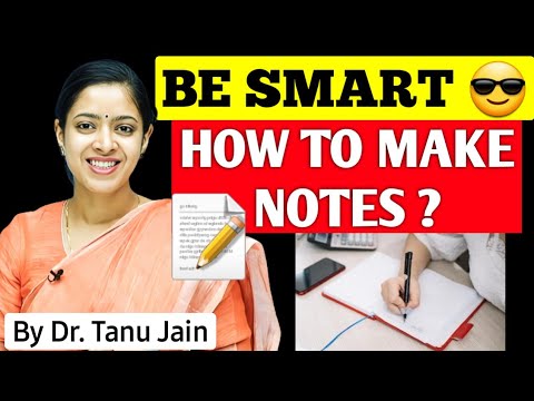 "Smart Note-Making Strategies: Take Notes Wisely and Stay Ahead" by Dr Tanu Jain #tathastuics #upsc