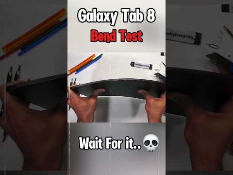 Galaxy Tab 8 Bend Test – Will It SNAP or SURVIVE?! 😱🔥#shorts#viralvideo