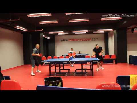 Masa tenisi Turnuvası Maçı - yarı final - Mustafa İSLAM - Adem TUNCEL