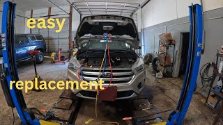 2017 FORD ESCAPE 1.5 AC COMPRESSOR REPLACEMENT