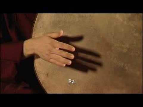 Frame drum Instruction - lap-style