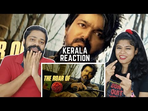 THE ROAR OF LEO 🔥Thalapathy Vijay Tribute Video - Leo Success Meet REACTION | Malayalam | Lokesh