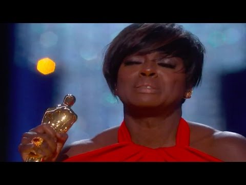 Oscars 2017- Viola Davis Wins best Supporting Actress Oscar