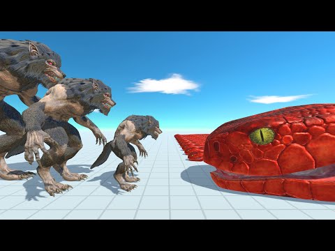 Titanoboa Challenge | Evolution Werewolf - Animal Revolt Battle Simulator