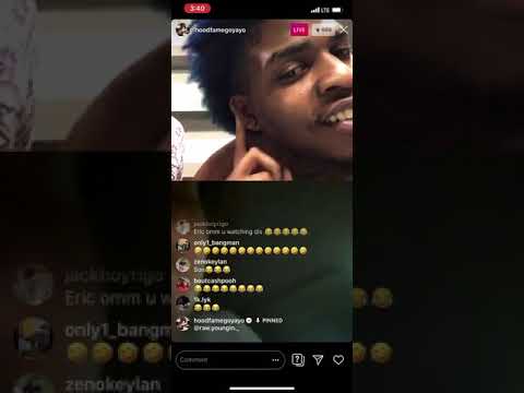 GO YAYO ARGUING WITH BFG STRAAP ON INSTAGRAM LIVE