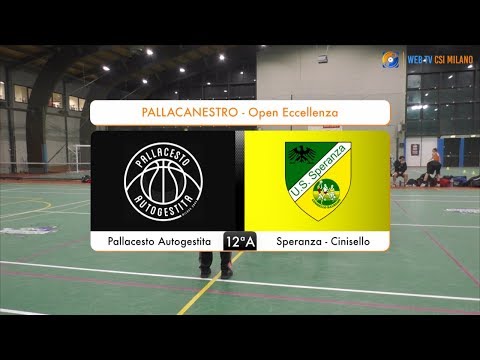 Sintesi Pallacesto Autogestita - Speranza-Cinisello