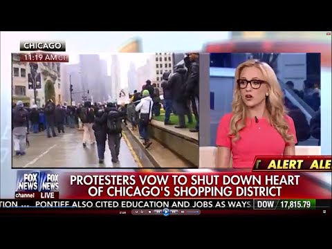 11-27-15 Kat Timpf on Outnumbered - Protesters Target Chicago Shopping