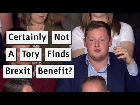 Audience Member Who Was Certainly Not A Tory Found A Brexit Benefit?