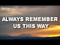 Noelle Johnson Always Remember Us This Way Lyrics