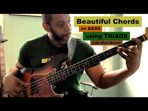 Beautiful Chords on BASS using TRIADS