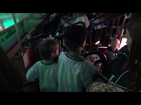 Ross and Kolby greeting the MN Wild