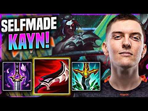 SELFMADE CHILLING WITH KAYN! - FNC Selfmade Plays Kayn JUNGLE vs Nidalee! | Challenger TV