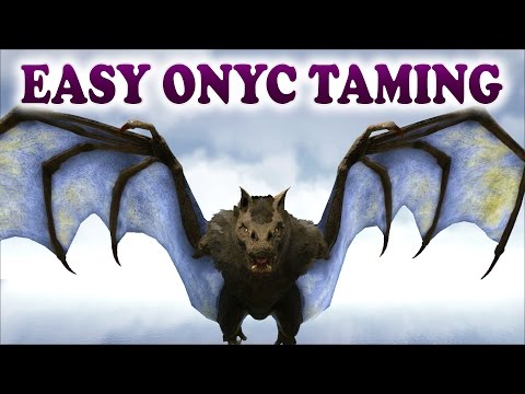 ARK | HOW TO EASY TAME AN ONYC | Easy Bat Taming With A Trap in ARK Survival Evolved