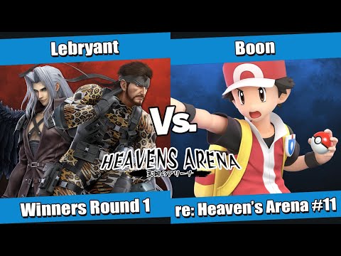re: Heaven's Arena #11 Winners Round 1 - Lebryant (Sephiroth, Snake) vs Boon (Pokémon Trainer)