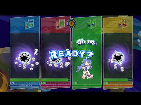 Puyo Puyo Tetris PC Arle VS Schezo,Rulue & Satan Big Bang Mode New Years Day Special