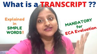 What is a TRANSCRIPT from college ?? | How to get TRANSCRIPTS from college online | YT Shorts
