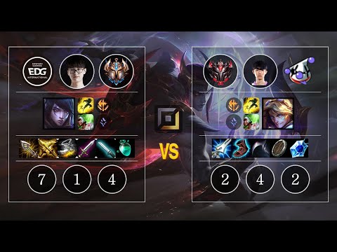 EDG Meiko Aphelios vs RJ Art Ezreal Bot - KR Challenger Patch 10.10