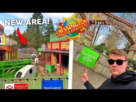 Chessington World of Adventures OPENING Day & Construction on NEW Areas!!