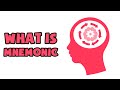 What is Mnemonic | Explained in 2 min