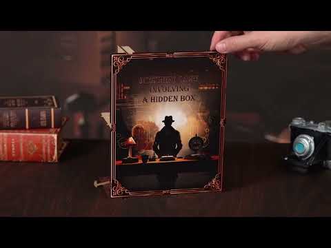 Book Nook Dark Box Mystery Case відеоогляд
