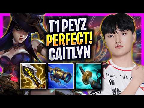 PEYZ PERFECT GAME WITH CAITLYN! - T1 Peyz Plays Caitlyn ADC vs Ziggs! | Season 2026