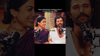 Before the wedding, the families also had Rashmika Mandanna and Vijay's horoscopes matched..🫶❤️