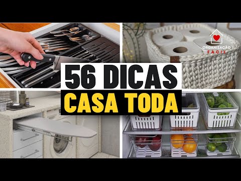 56 DICAS DE COMO ORGANIZAR A CASA TODA/ ORGANIZAÇÃO DA CASA