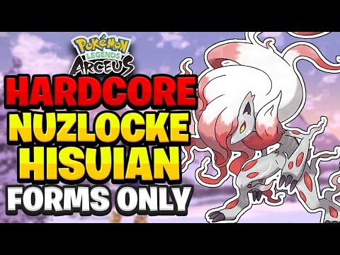 Pokémon Legends Arceus Hardcore Nuzlocke - HISUIAN FORMS ONLY! (No Overleveling, No Items)