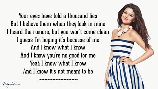 Selena Gomez &amp; The Scene - My Dilemma 2.0 (Lyrics)