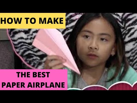 How to make "Best Paper Airplane Glider" (DIY). #craft