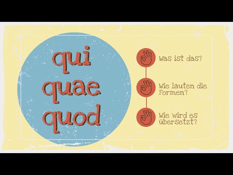 Latein | qui, quae, quod (Relativpronomen) 🔙
