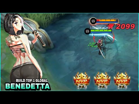 BENEDETTA BEST BUILD 2022 | INSANE DAMAGE | BUILD TOP 1 GLOBAL BENEDETTA | MLBB