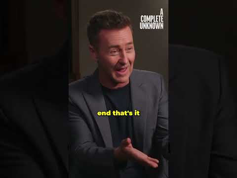 Why Edward Norton Loves 'A Complete Unknown' #shorts