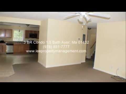 Ayer, Ma 3/4 BR Condo with W/D Hookups, 2 levels, off street parking and more