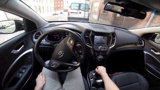 Hyundai Grand Santa Fe 2014 POV test drive GoPro