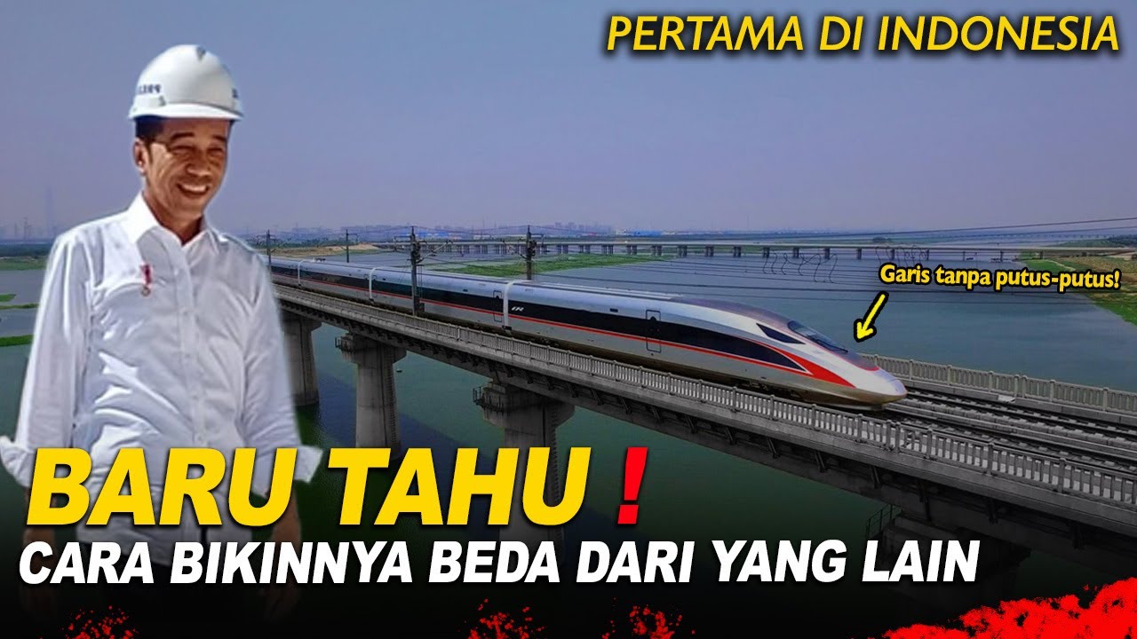KEREN🔥BAKAL JADI YANG PERTAMA DI ASIA TENGGARA. PROYEK KERETA CEPAT HAMPIR SELESAI❗