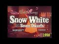 Snow White And The Seven Dwarfs 1958 1967 Trailers Spots